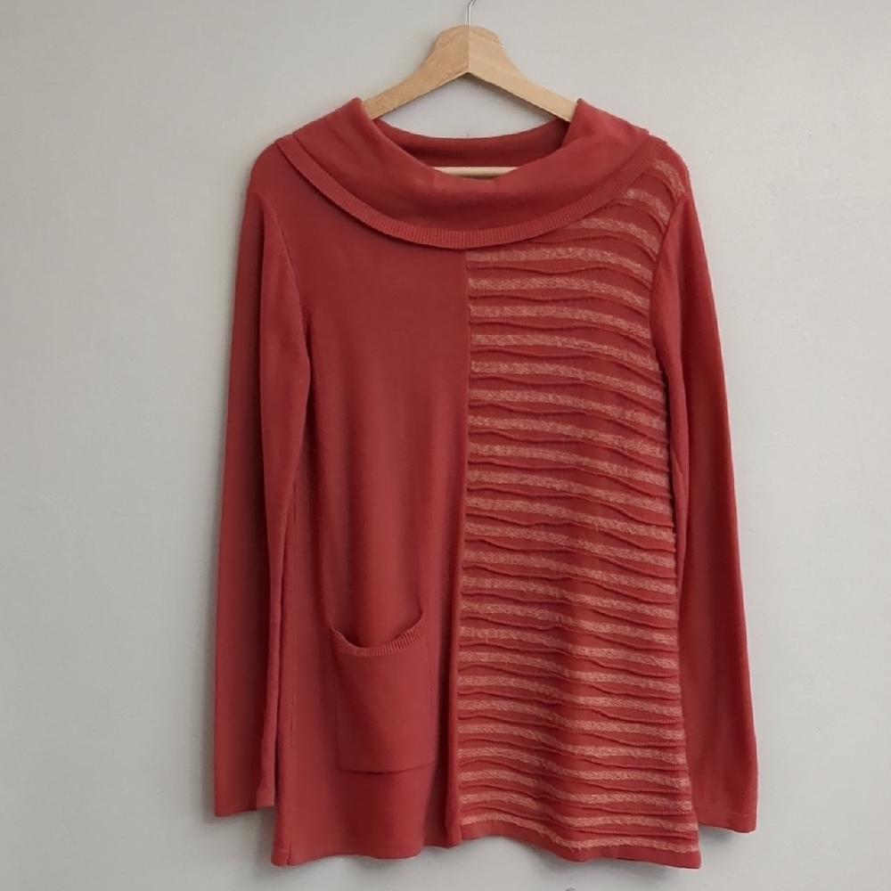 Soft Surroundings Lyrical Salmon Pink Top